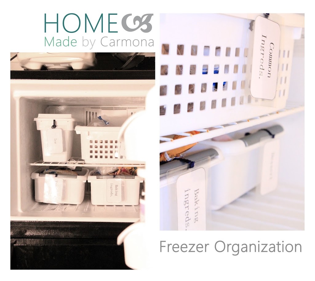 Freezer Organization - Home Made by Carmona