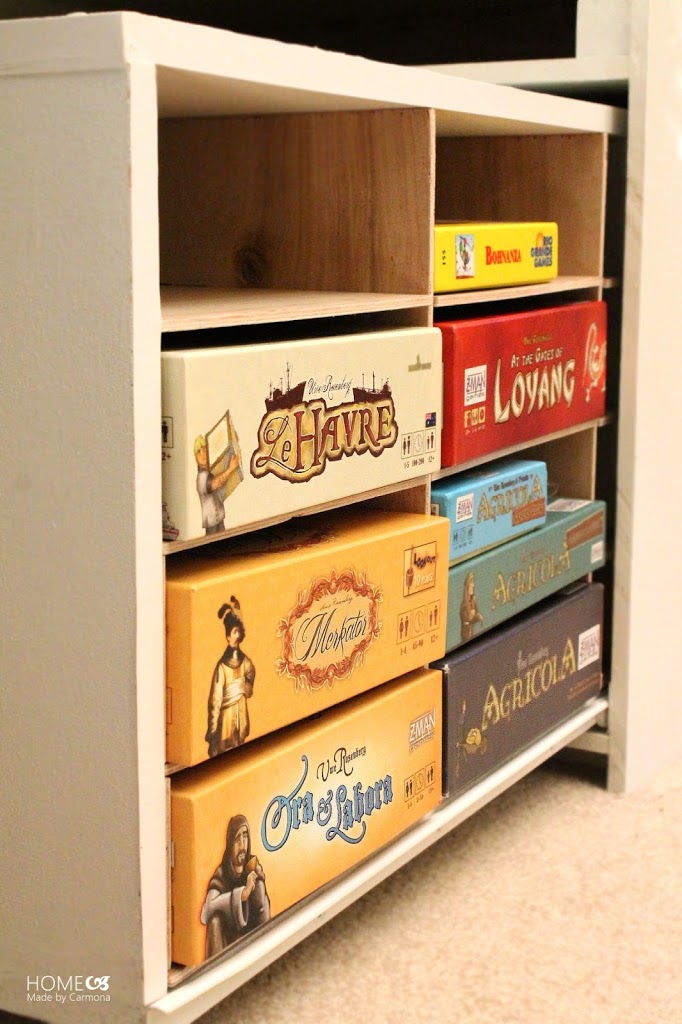 Diy Board Game Storage Unit Home Made By Carmona