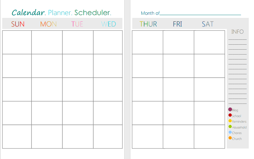 Plan schedule