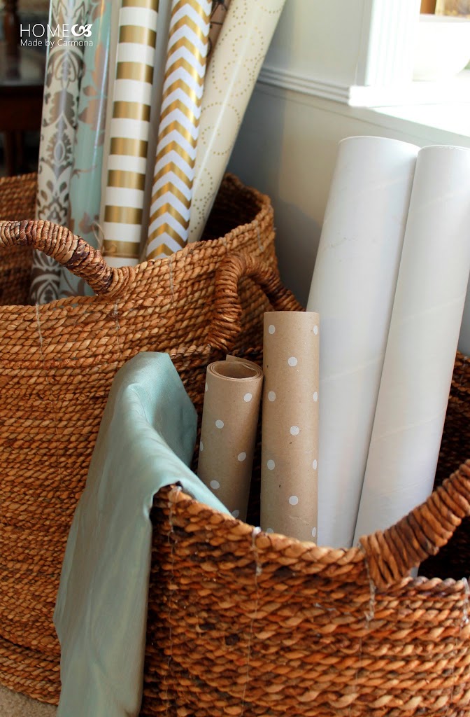 Chic Wrapping Paper Storage Home Made By Carmona