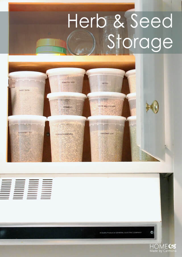 Free herb spices and seed storage containers