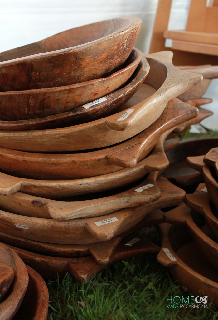 Country Living Fair - wooden bowls