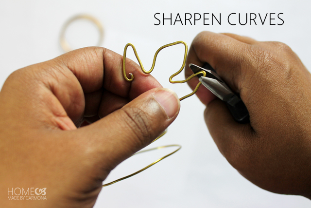 Leaf napkin rings - sharpen curves
