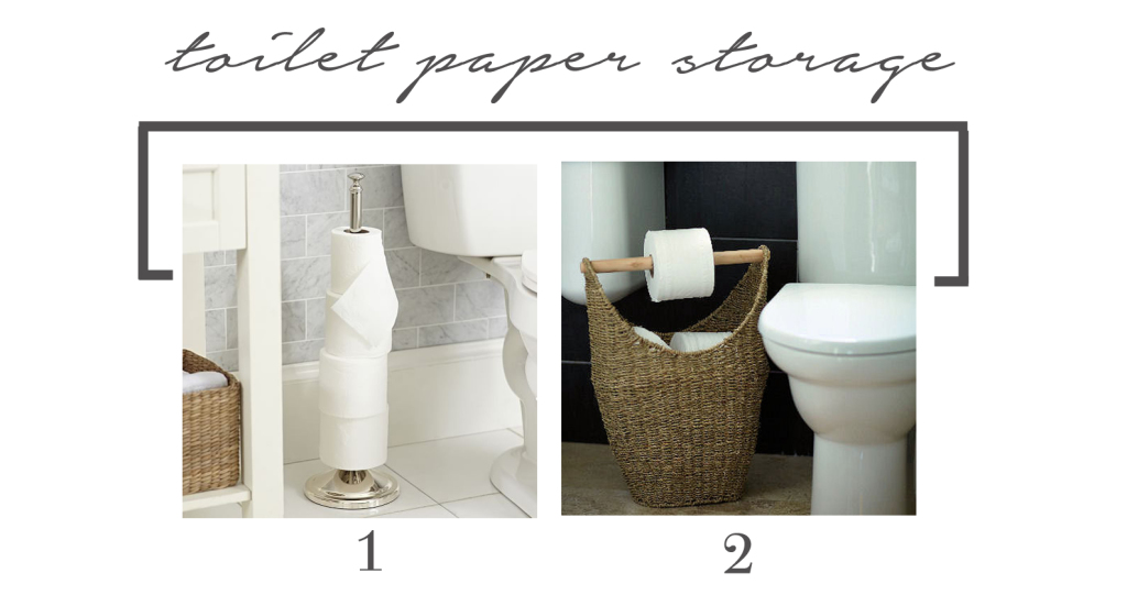 Toilet paper storage