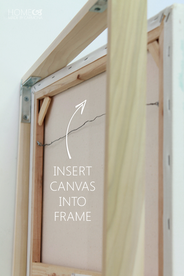 Floating Frame - insert canvas