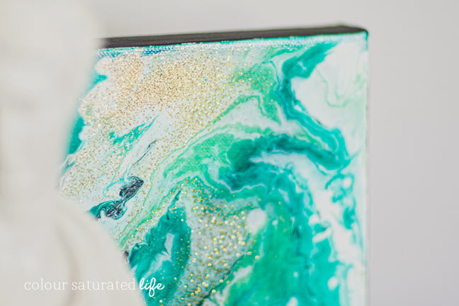 Marble Art  with Glitter by Colour Saturated Life | Home Made by Carmona