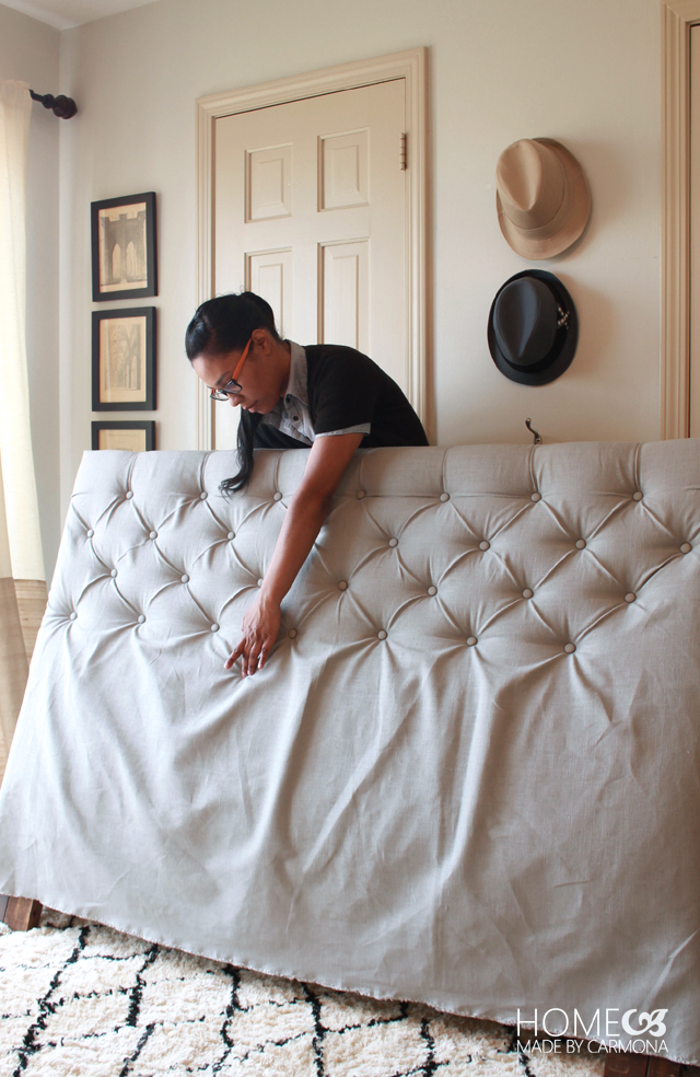 How To Make A Simple Padded Headboard / Diy Upholstered Headboard