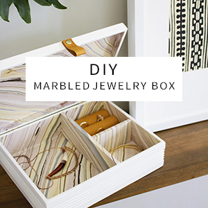 DIY Marbled Jewelry Box