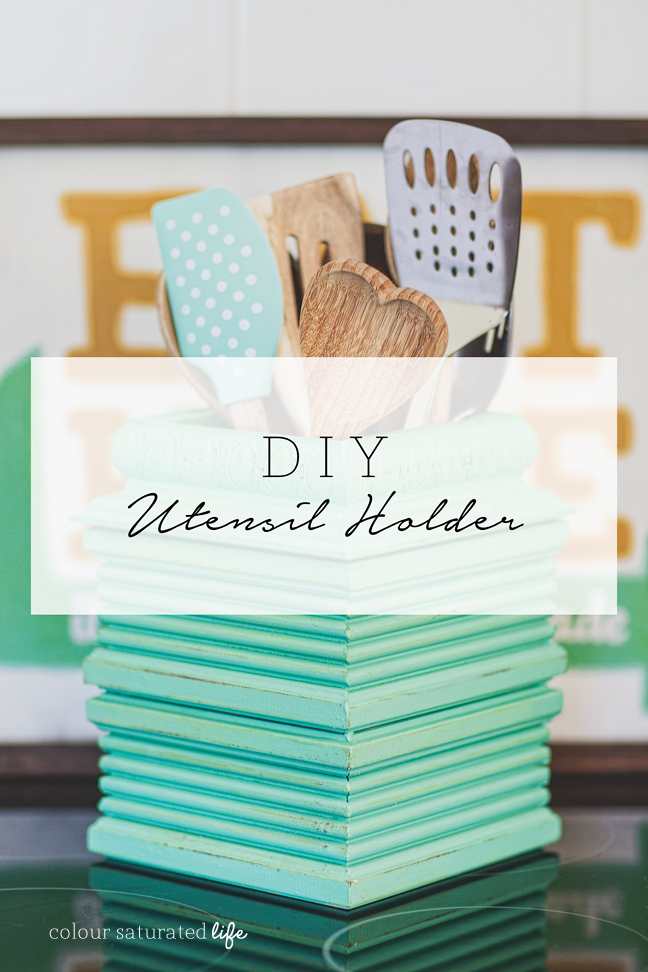 How to Make a DIY Kitchen Utensil Holder