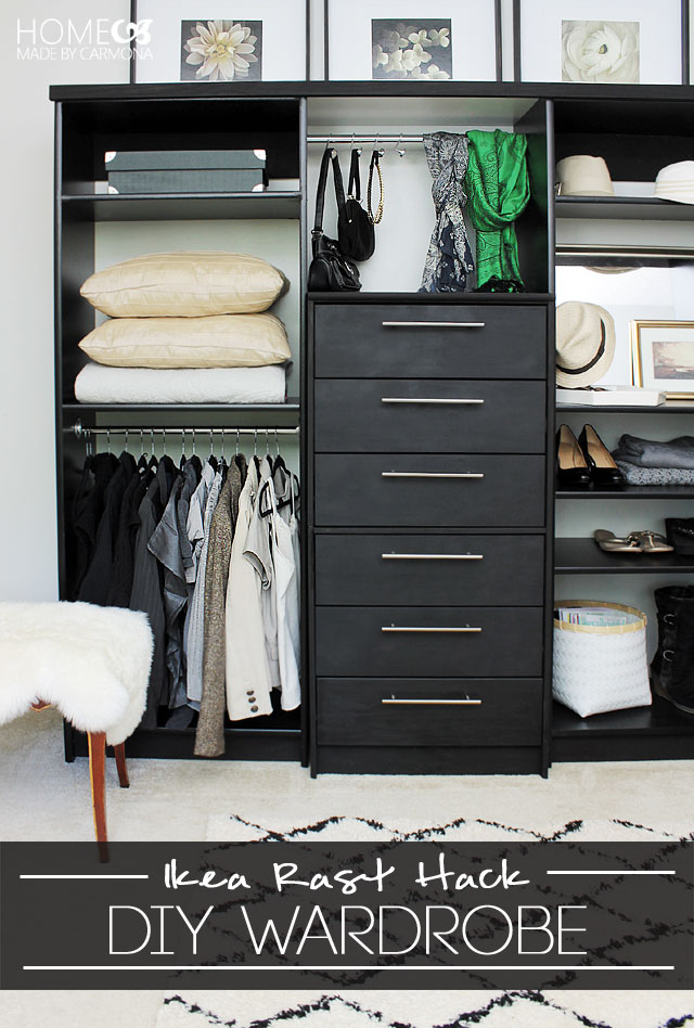 Ikea malm store closet hack