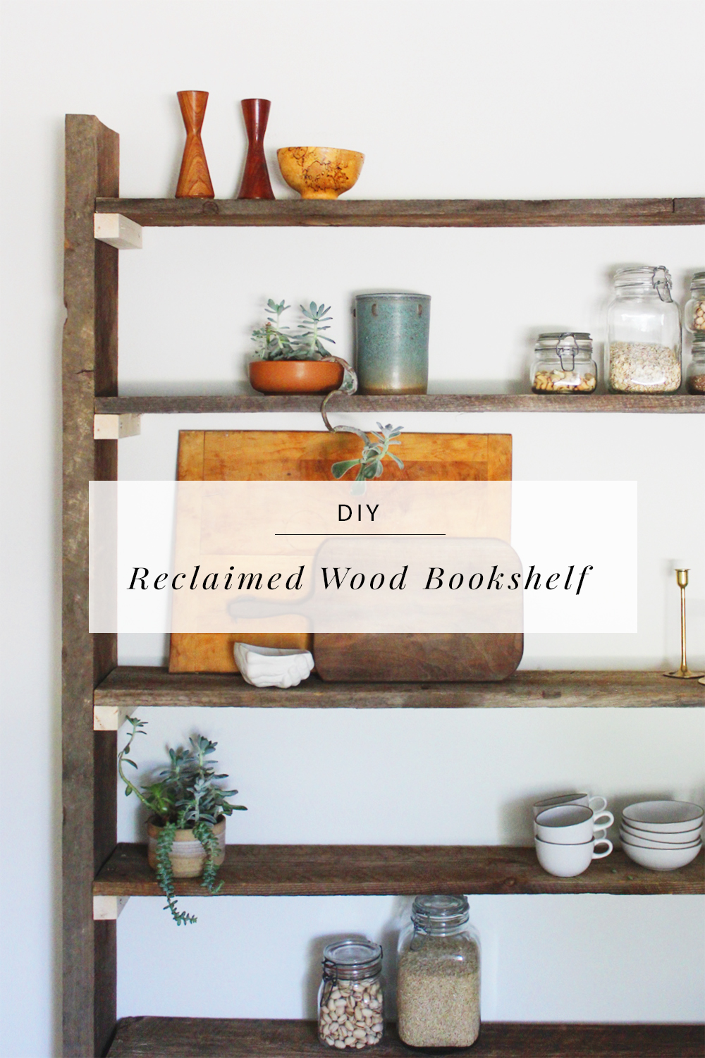 How To Make Long Reclaimed Wood Shelves