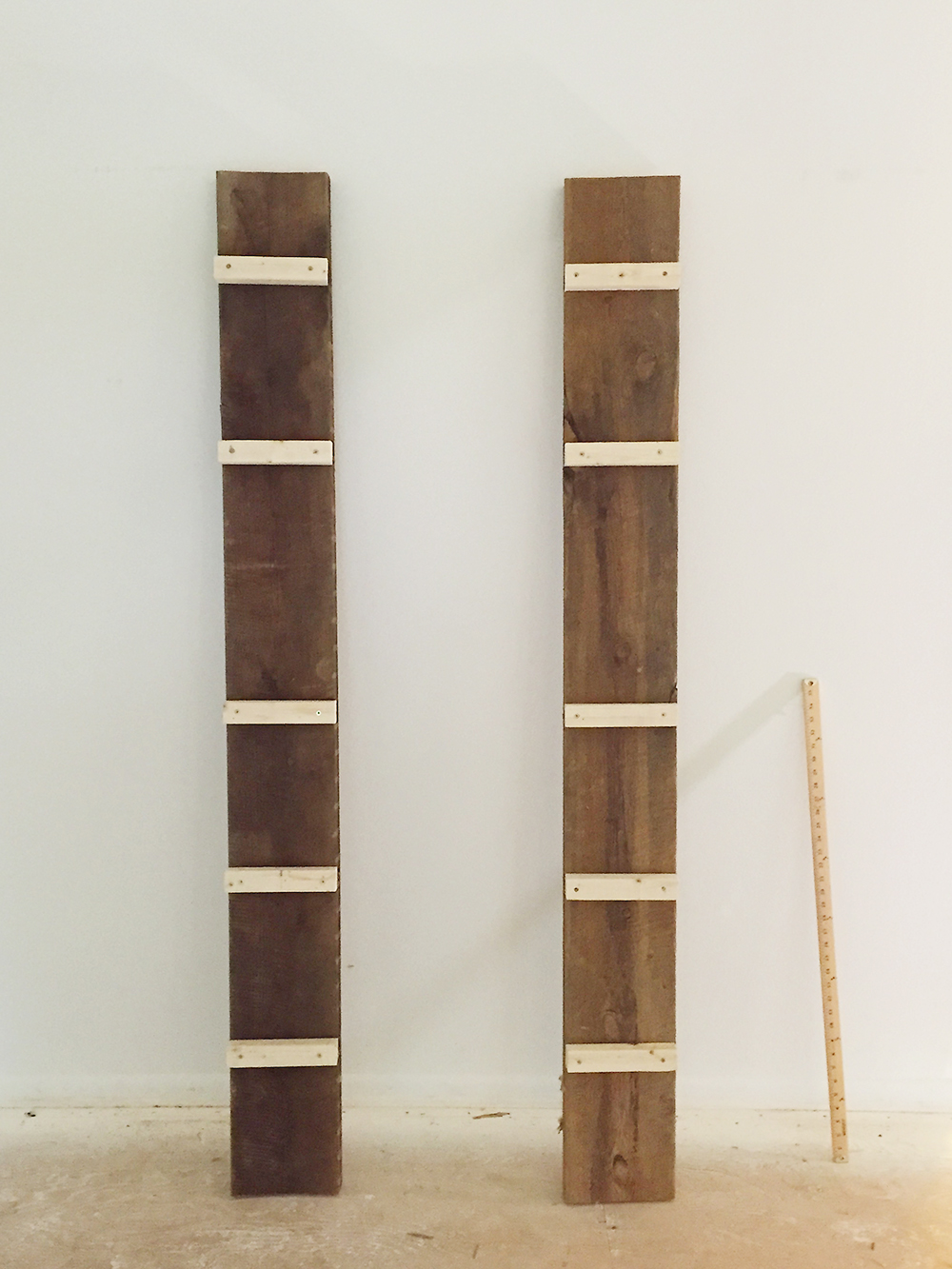 DIY Reclaimed Wood Bookshelf by Anna Elyce Smith