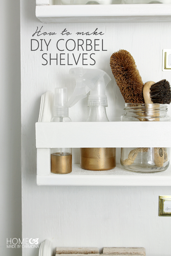 How To Make DIY Corbel Shelves
