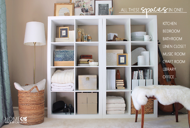 Great storage for multi spaces