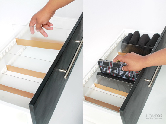 Custom-fit Drawer Organizers