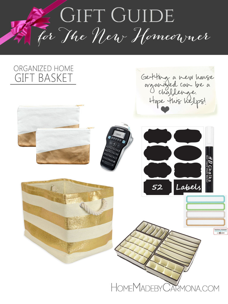 Gift Guide for the New Homeowner - organized home