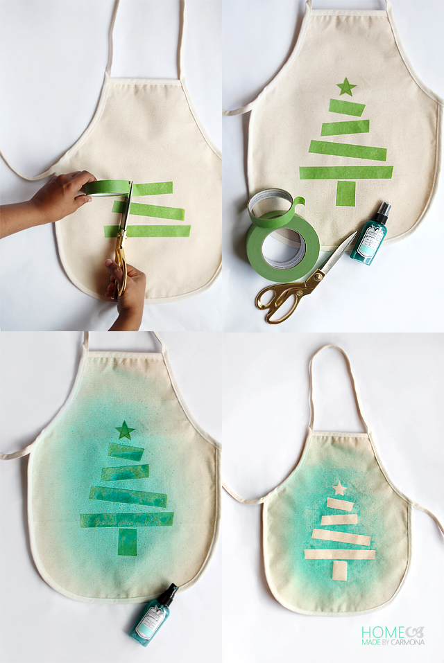 Cute DIY Christmas Tree Apron