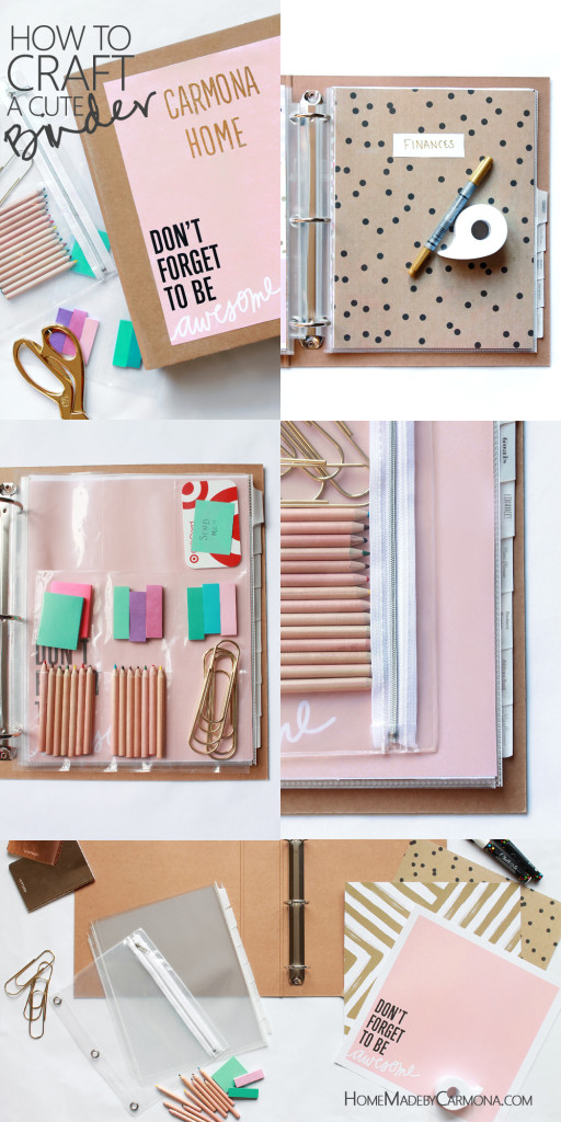 How to create a cute management binder