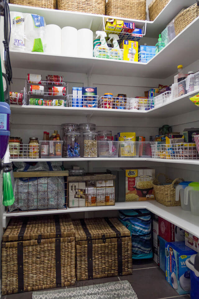 My Simplified and Organized Walk-In Pantry - A Poised Perspective