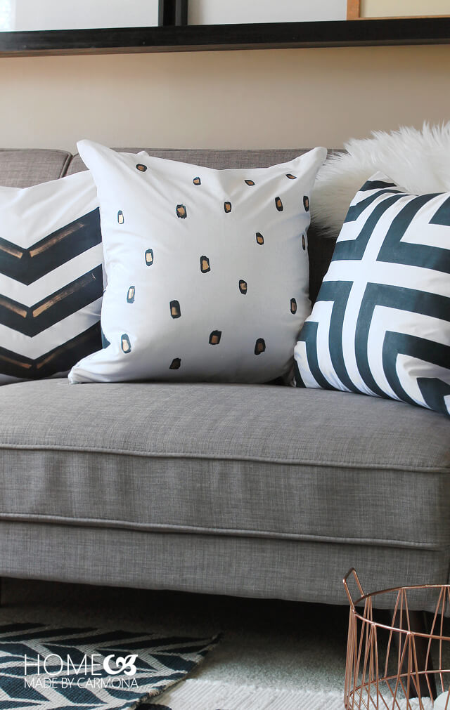 Make-It-Yourself $5 Painted Pillows