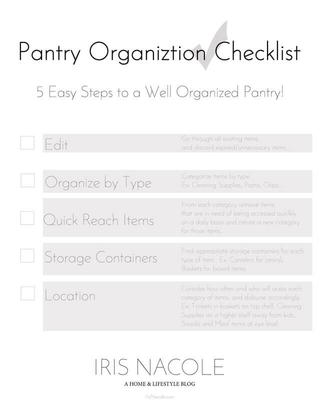 How to Organize a Pantry in 5 Easy Steps