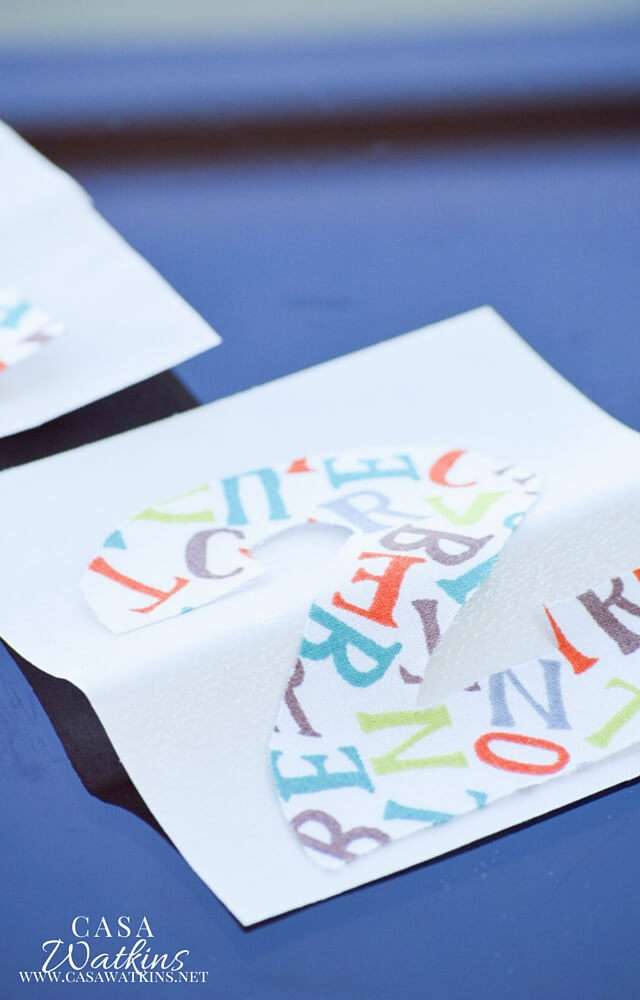 DIY Number No Sew Applique Tutorial