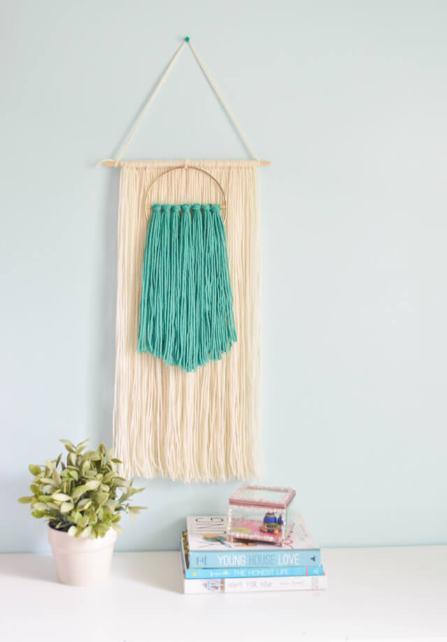 Easy Fiber Yarn Wall Art Home Made By Carmona