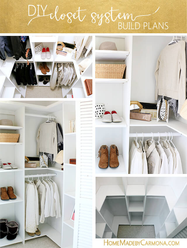 DIY Closet Shelves for any skill level - The DIY Vibe