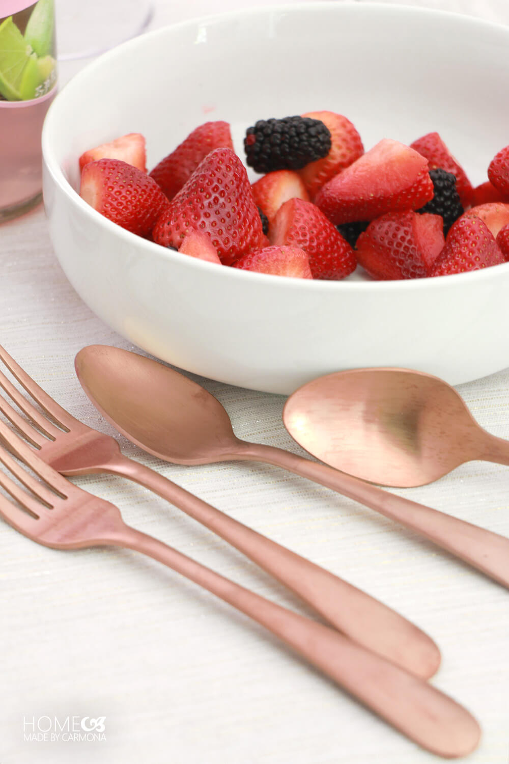 Rose gold flatware - Better Homes and Gardens at Walmart