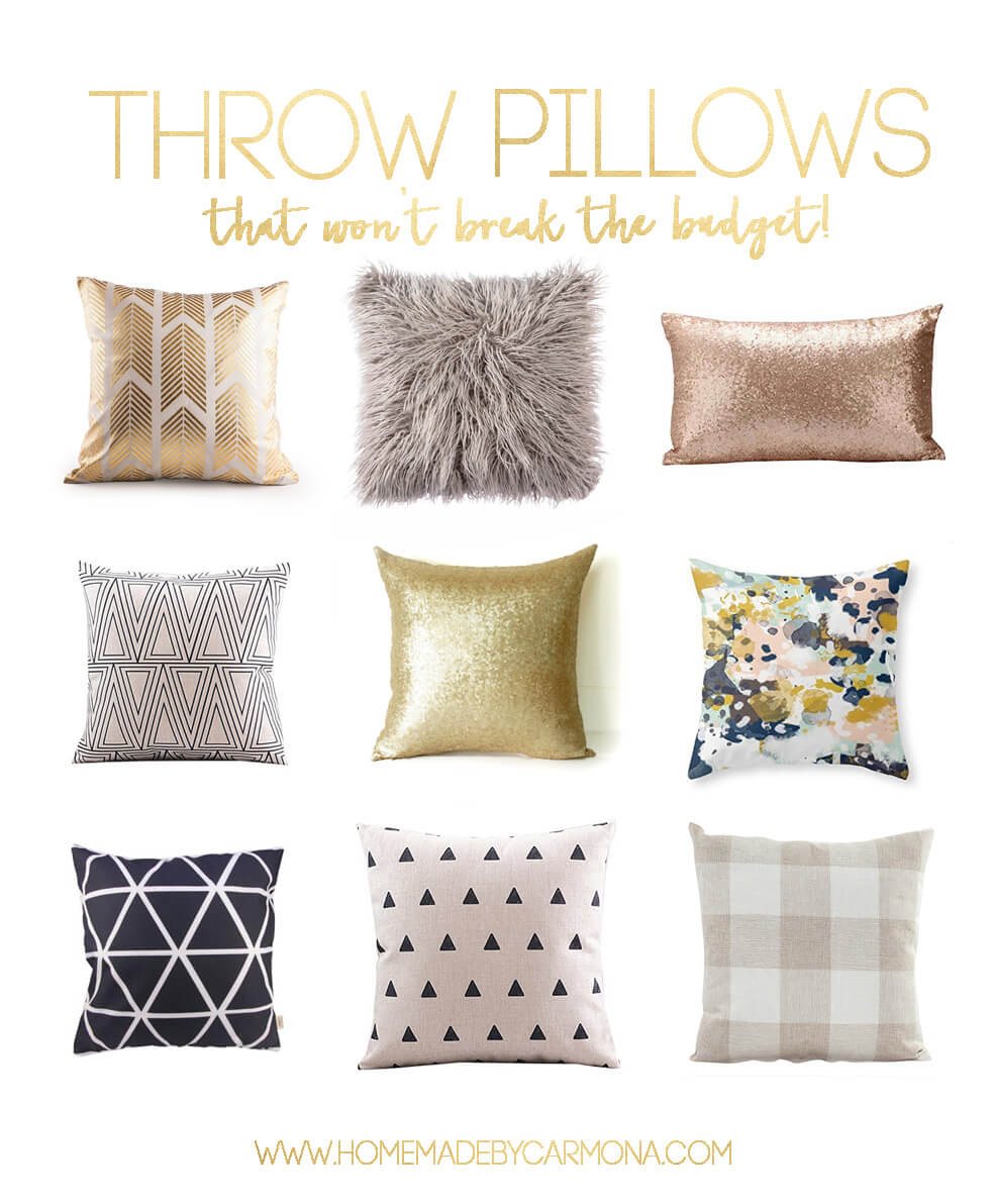 8 No-Fail Throw Pillow Ideas