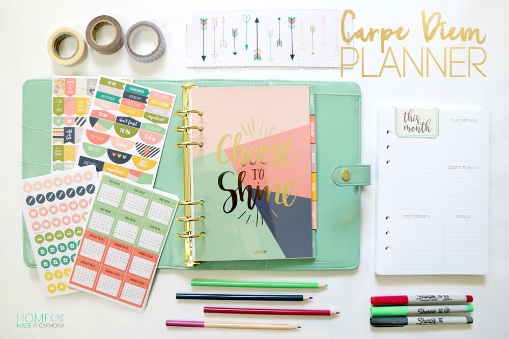 Shop our store online to browse the newest Carpe Diem Planner