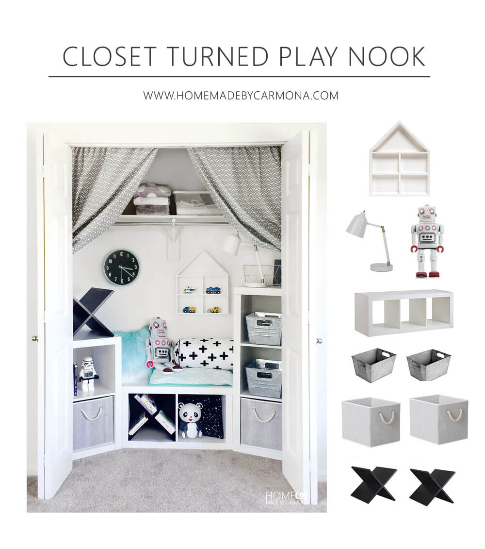 turning closet into playroom