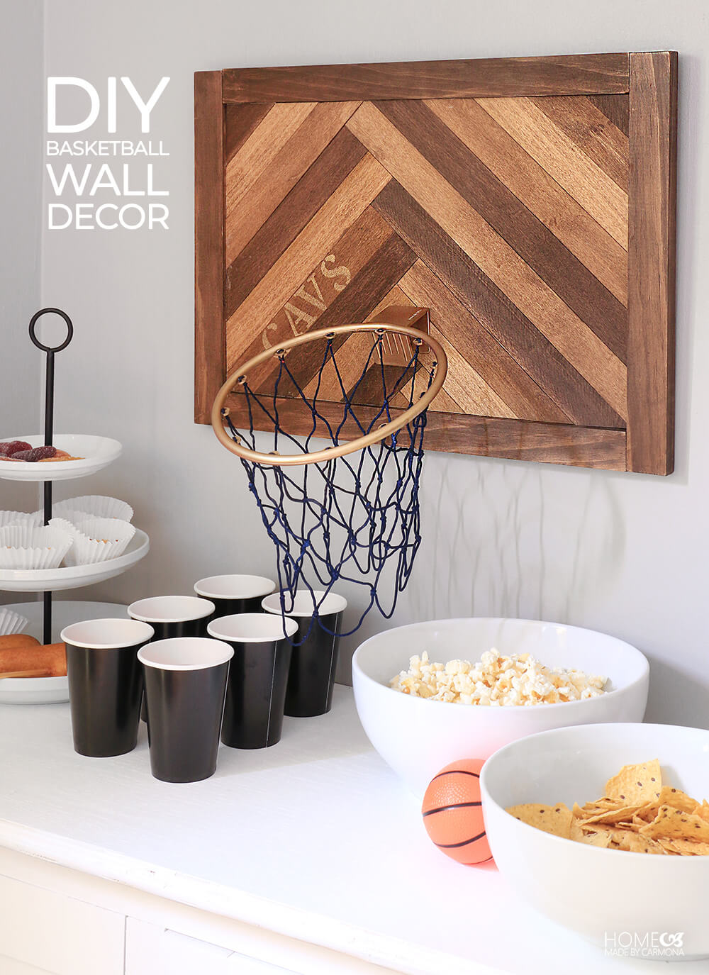 Diy on sale basketball hoop