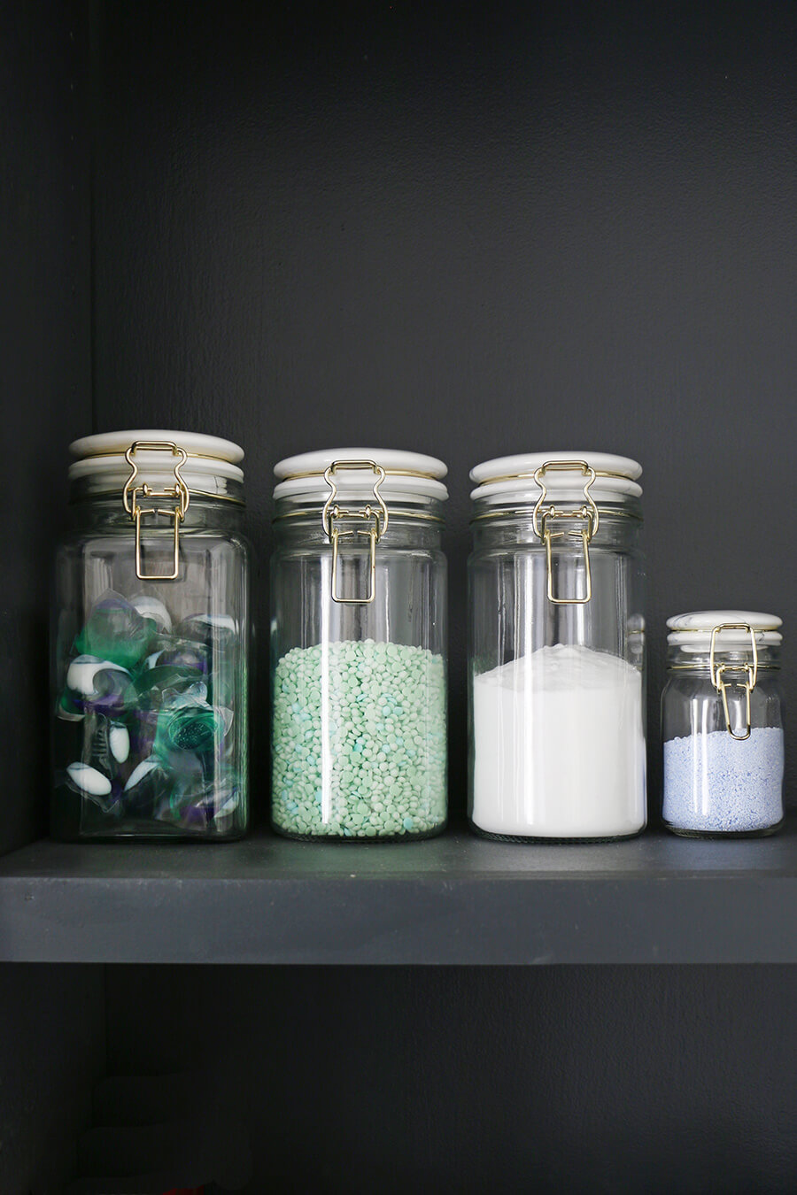 laundry detergent storage